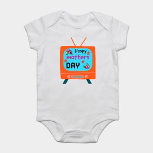 Happy mothers day gif mommy Baby Bodysuit